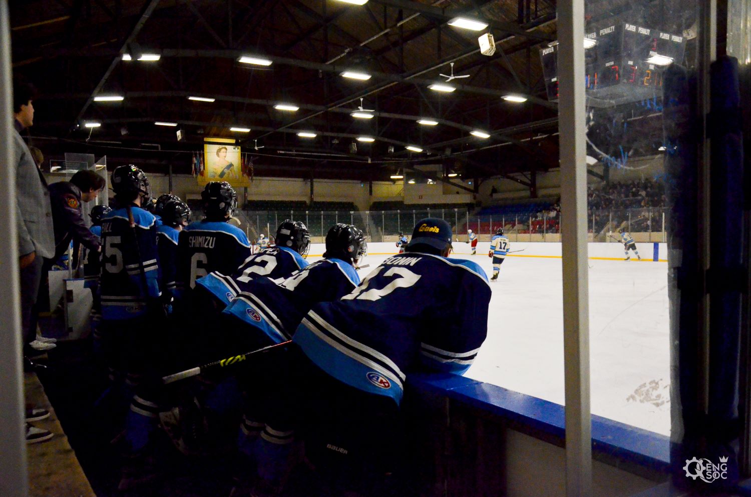 a scene from the Steel Cup game