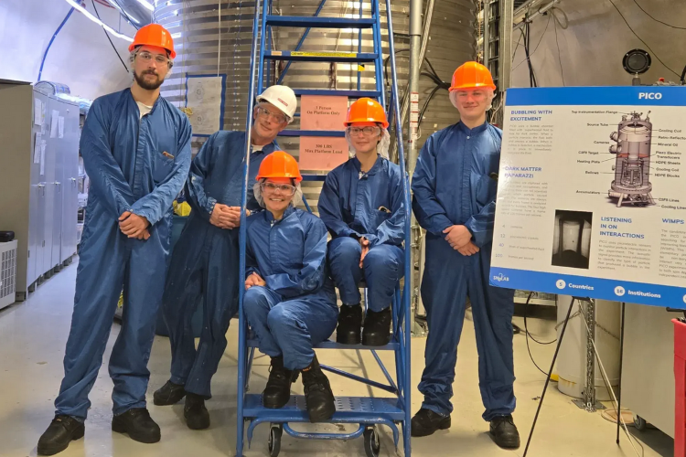 Indigenous students visit SNOLAB, gaining first-hand insight into research on dark matter and neutrinos