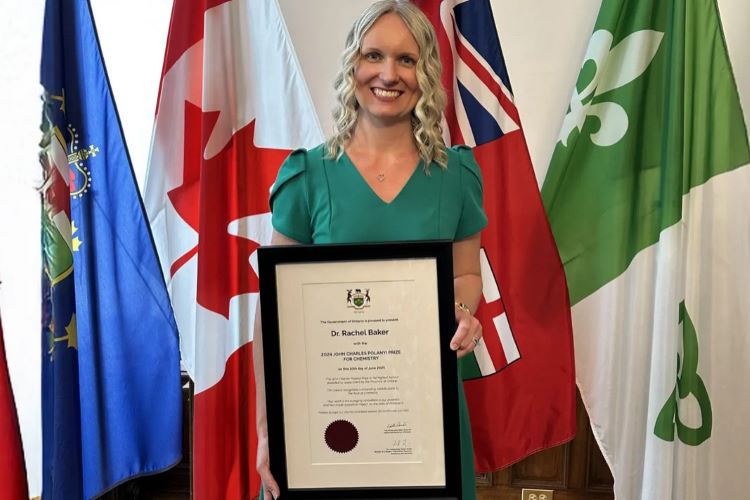 Rachel Baker receives the 2024 Polanyi Prize for work developing cleaner, more efficient chemical processes
