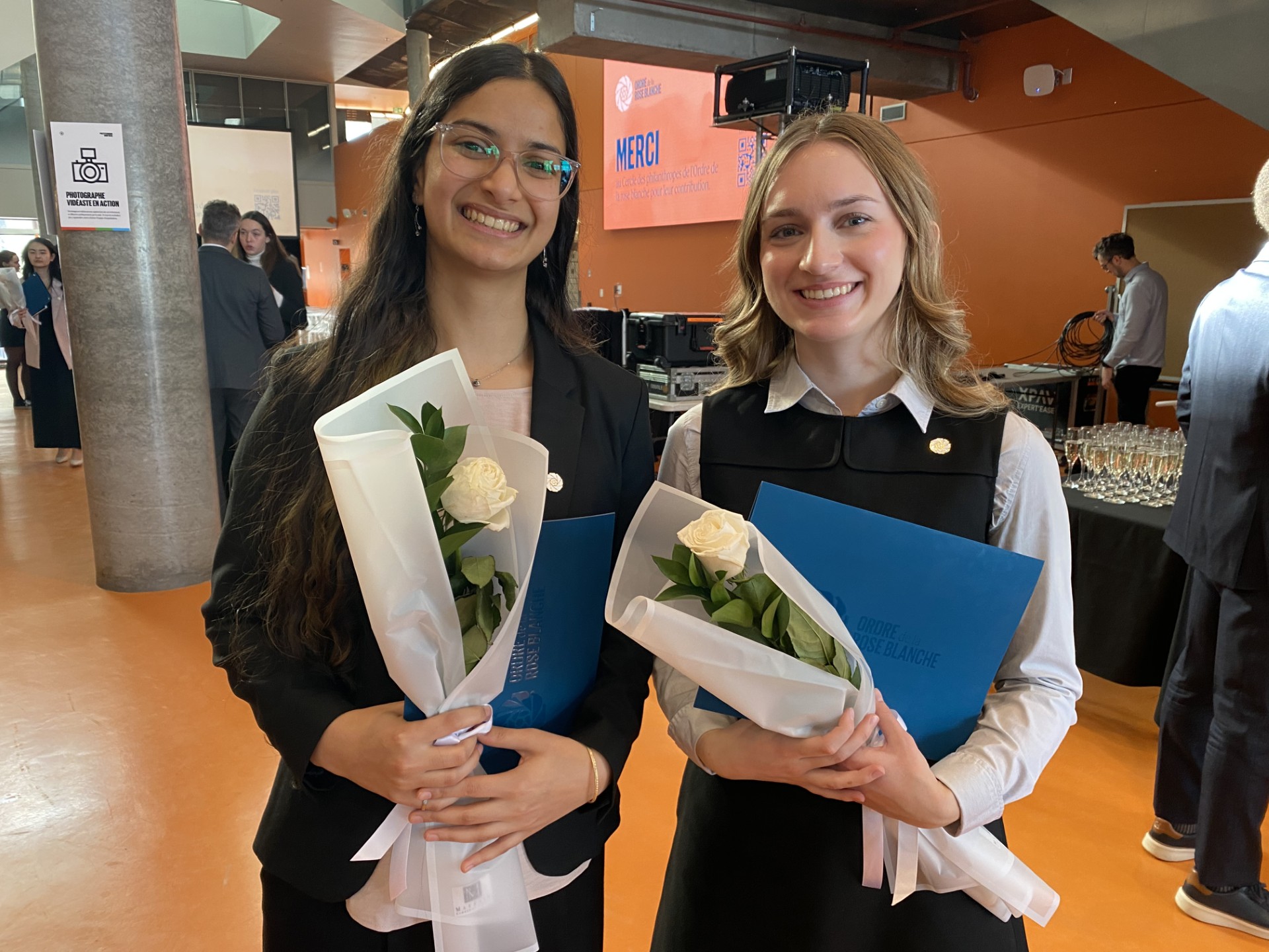 Rabab Azeem and Brooke MacNeil