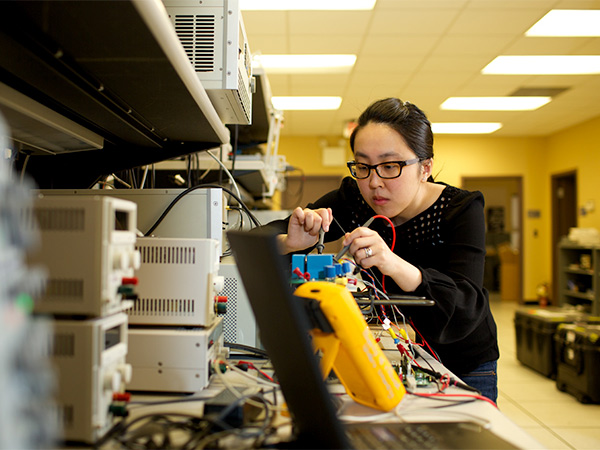researcher in lab