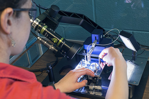 researcher in lab
