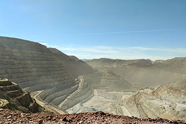 view of Morenci Mine