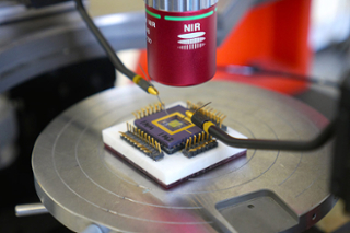 closeup of mechanical equipment